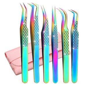 Salon-quality Lash Extension Tweezers Set