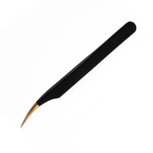 Premium Angled Eyelash Tweezers