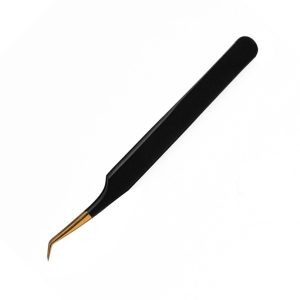 Premium Angled Eyelash Tweezers